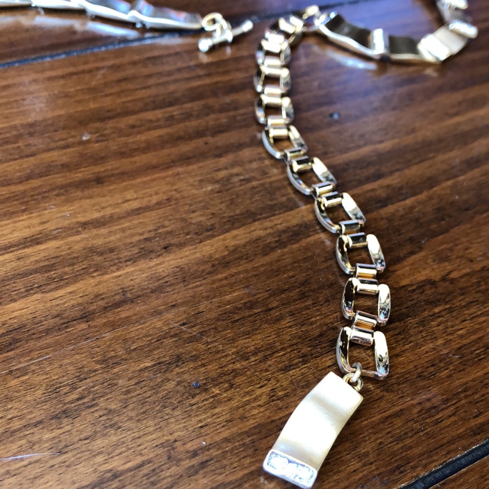 Beautiful gold belt, have hammered, half Sarausky crystals. - Picture 5 of 8